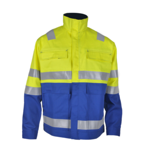 Affordable and durable men' s flame retardant jacket
