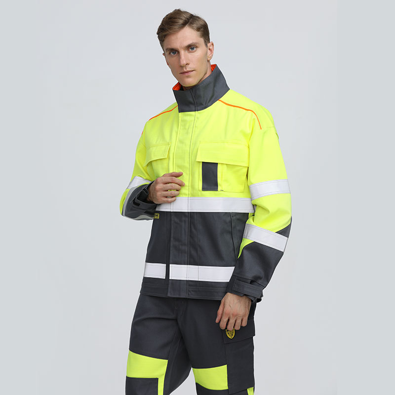 Customizable Long Sleeve Cotton C/N Protective Work Flame Resistant Suit