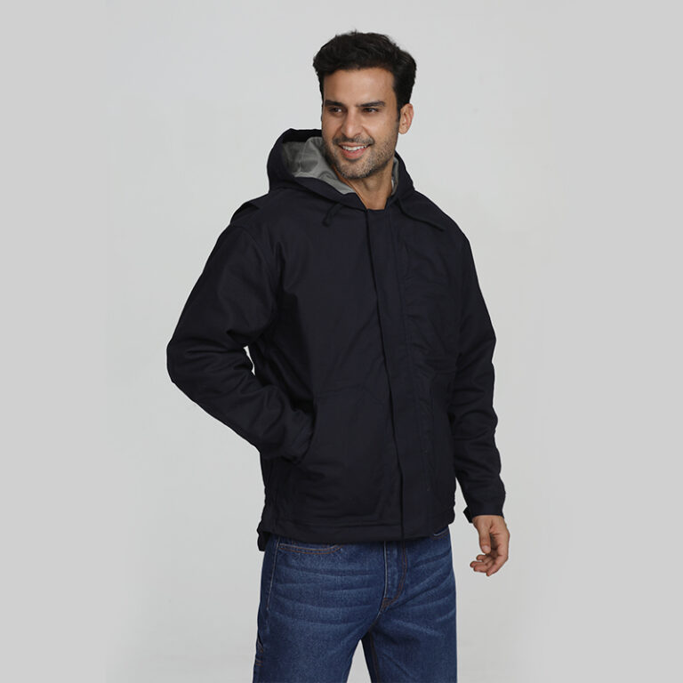 Anti-Static Freproof Men's Black Jacket