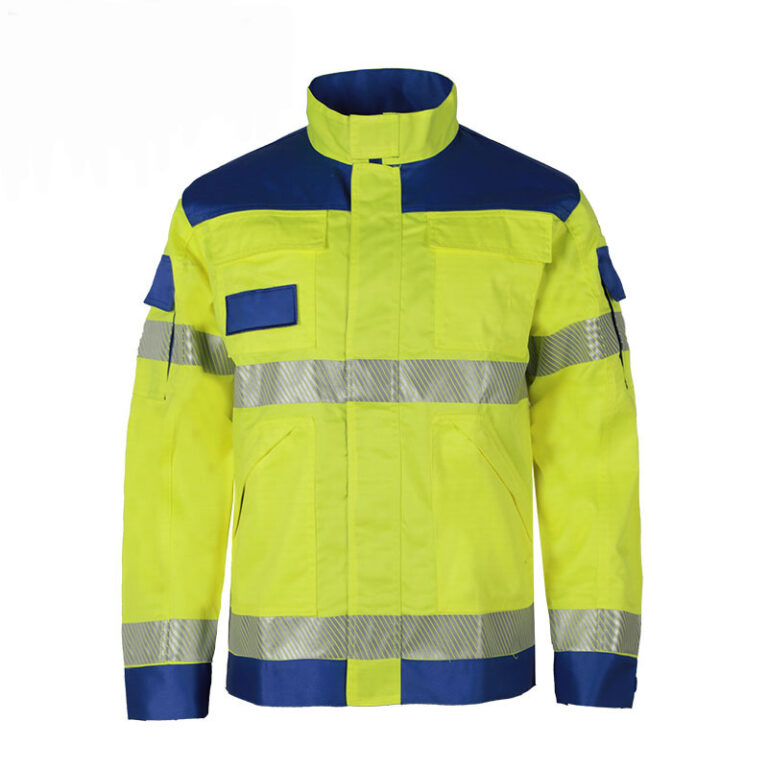 High Visibility Flame Retardant Safety Work Jacket With Reflective Strip